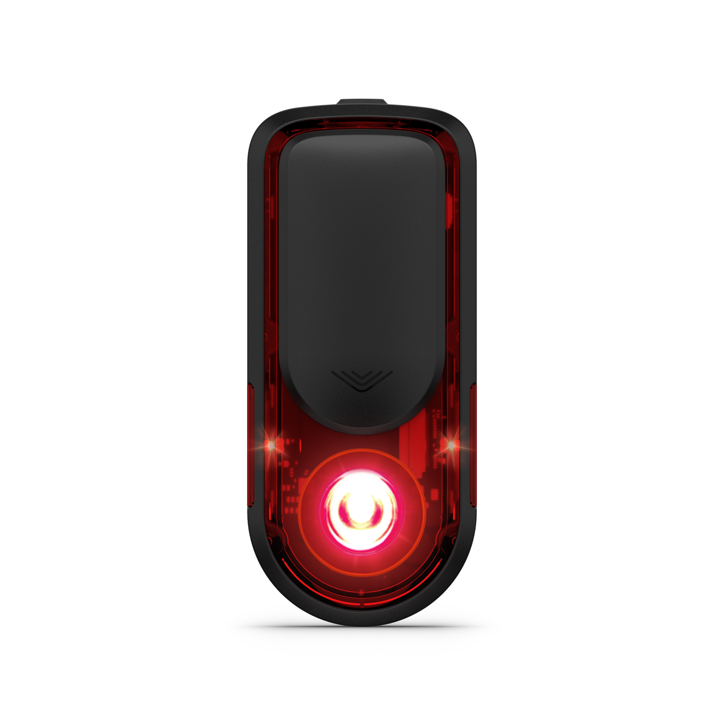 Garmin Varia RearVue 820 radar tail light, black with bright red LED beacon