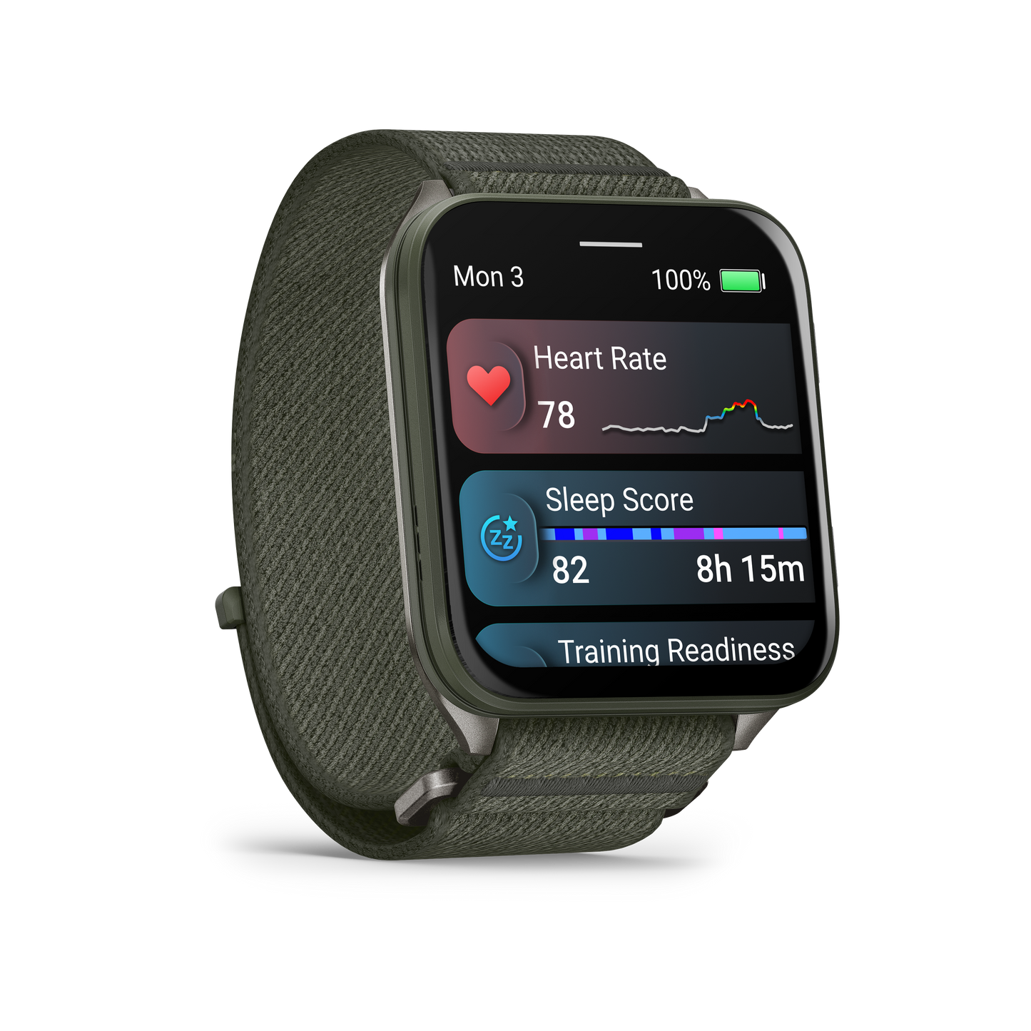 Garmin Venu X1, Moss w/ Titanium Case and Moss ComfortFit Band (010-02980-01) by Garmin