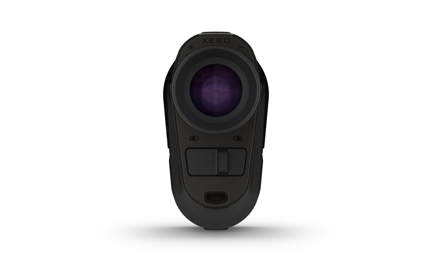 Garmin Xero L60i laser rangefinder, black handheld device with purple lens
