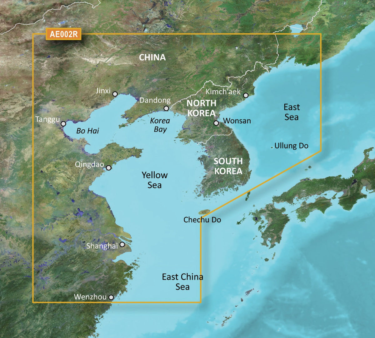 Garmin Yellow Sea Coastal Charts BlueChart g3 map card for microSD/SD (HXAE002R)