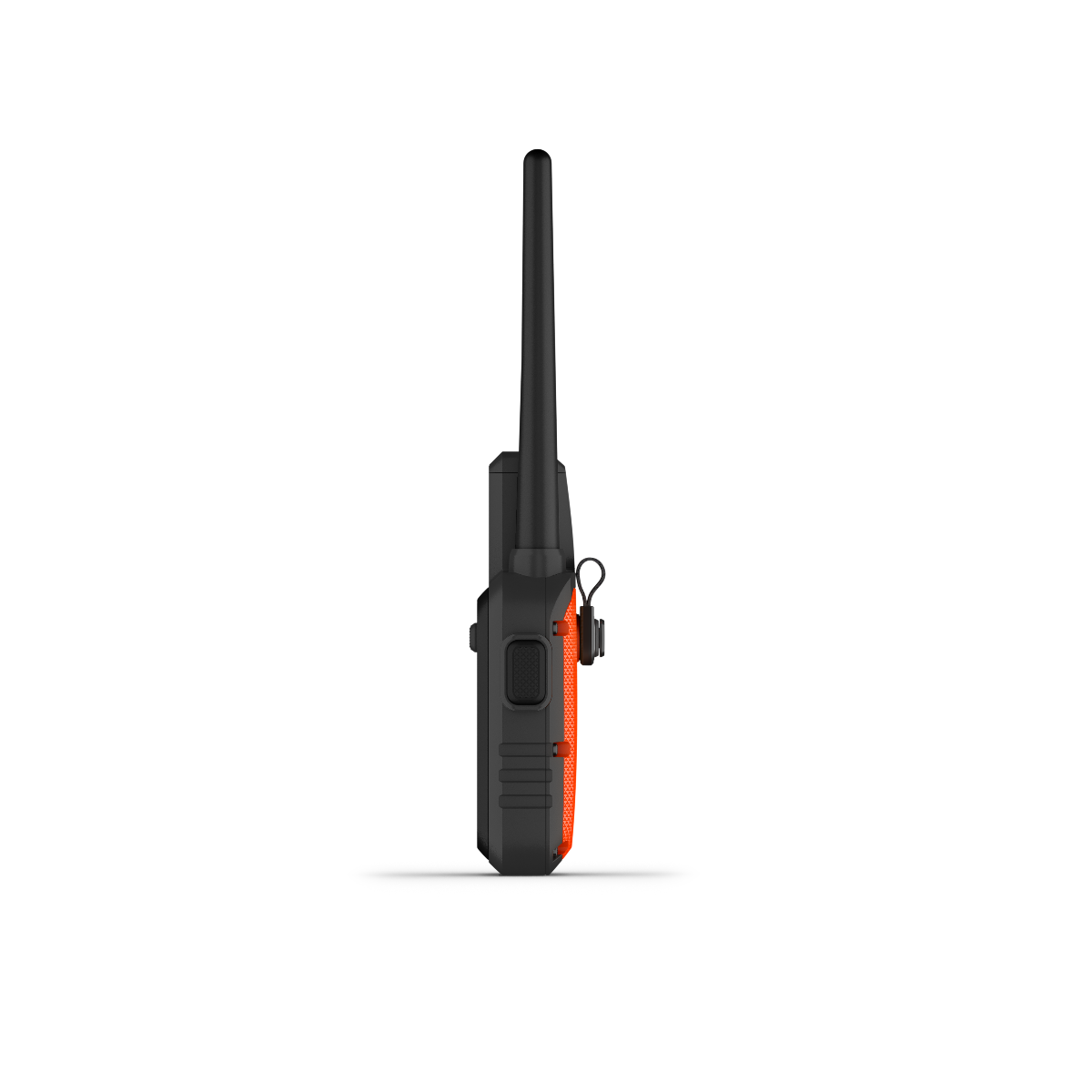 Garmin Alpha 10 Handheld, black with orange grip, hunting dog equipment
