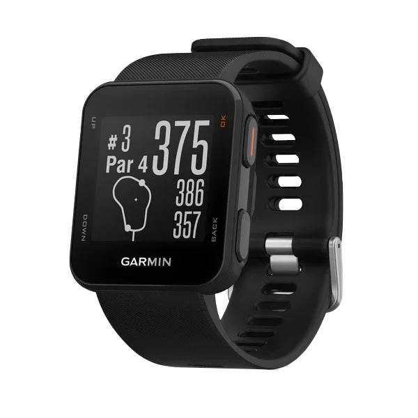 Garmin Approach S10 golf GPS smartwatch, black with adjustable strap