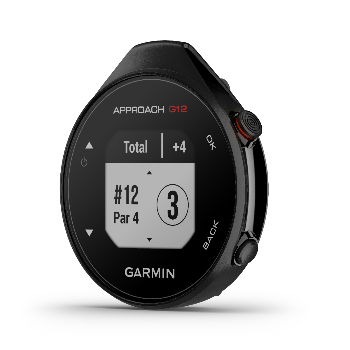 Garmin Approach G12 Golf GPS & Rangefinder, certified refurbished, black GPS watch