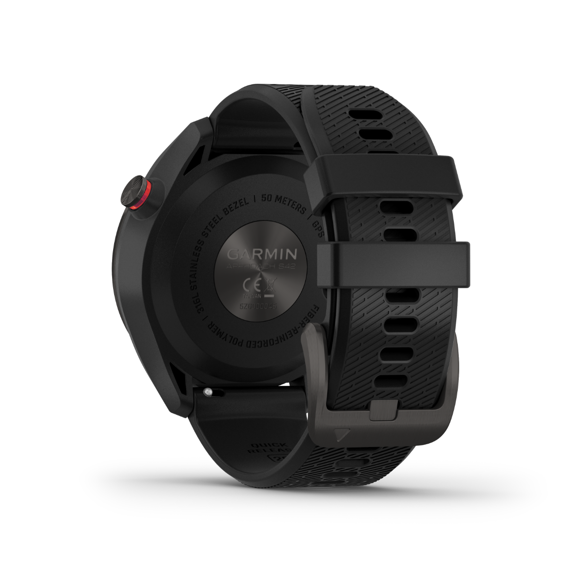 Garmin Approach S42 Black golf GPS smartwatch & rangefinder, certified refurbished