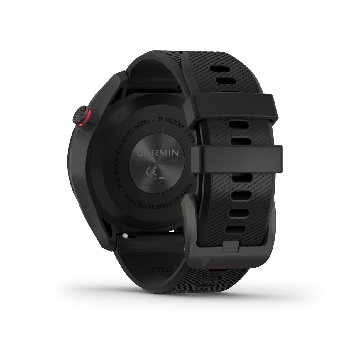 Garmin Approach S42 Black golf GPS smartwatch & rangefinder, certified refurbished