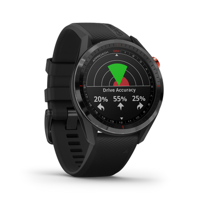 Garmin Approach S62 Bundle, Black Golf GPS Smartwatch & Rangefinder w/ CT10 Sensors (010-02200-02) by Garmin