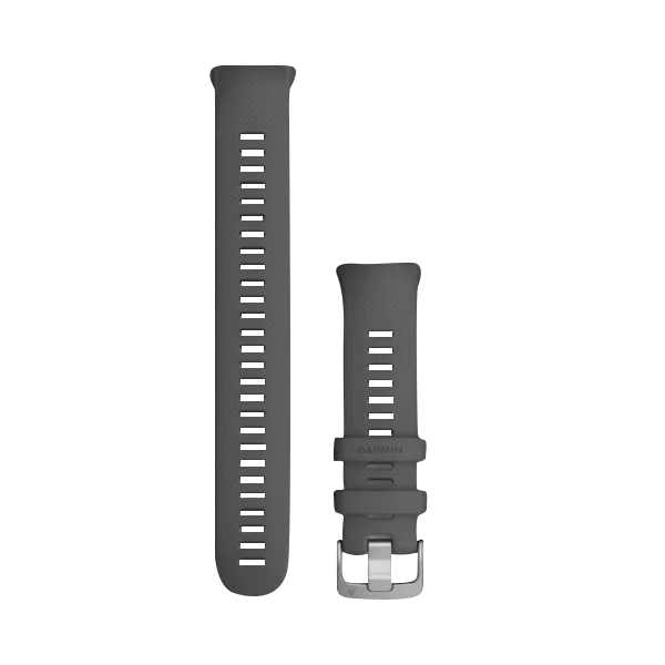 Garmin watch bands slate, large size, 2-piece set with buckle.