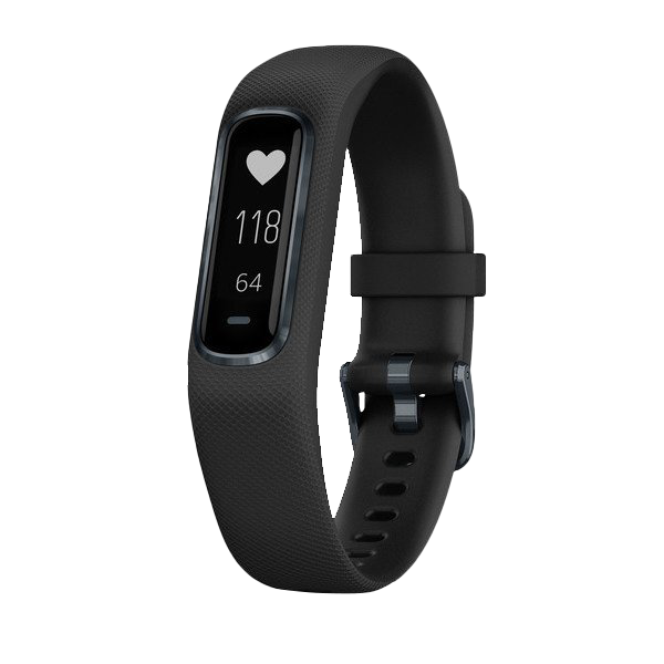 Garmin Vivosmart 4 activity tracker in black with midnight hardware