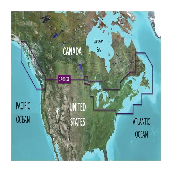 Garmin Canada Coastal Charts BlueChart g3 CA600X map card for microSD/SD.