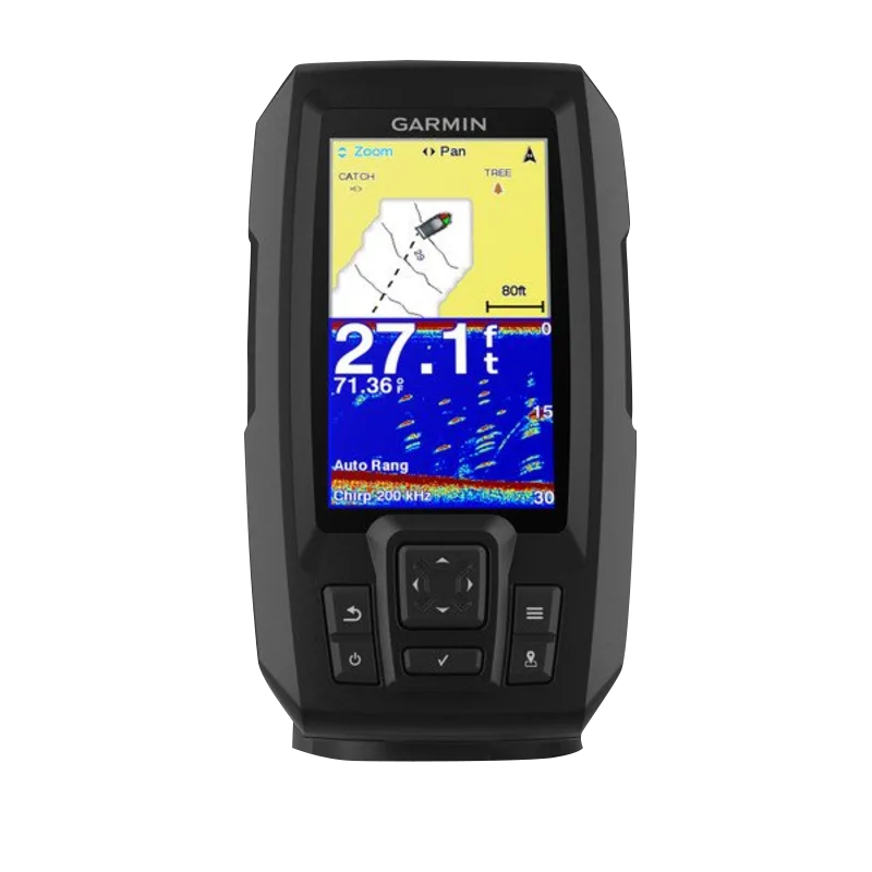 Garmin STRIKER Plus 4 fish finder with dual-beam transducer (010-01870-01)