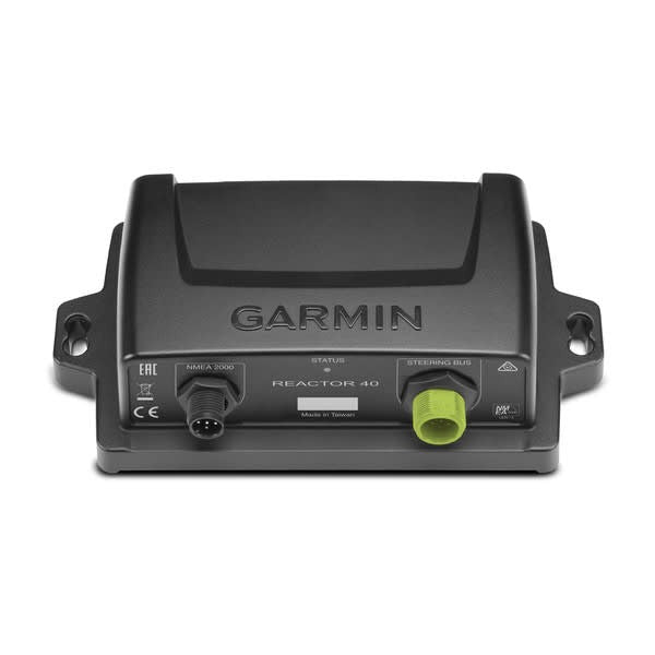 Garmin Reactor 40 trolling motor control unit for Volvo Penta, black with green knob