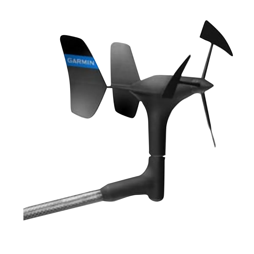 Garmin GWind wired transducer for EchoMap marine GPS, black with blue Garmin logo