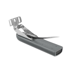 Garmin GT40-TM transducer with mounting bracket, gray body