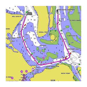 Garmin Mediterranean Southeast BlueChart g3 map card on microSD/SD nautical chart with yellow landmasses and blue waters