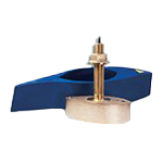Garmin AIRMAR 1kW B265LM bronze thru-hull transducer with blue protective cover