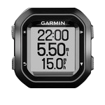 Garmin Edge 20 cycling computer in black with square display