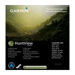 Garmin HuntView Maps Arkansas microSD Card packaging for GPS map data