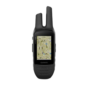 Garmin Rino 755t handheld GPS and two-way radio, black with map display
