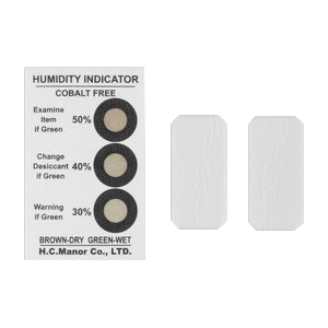 Garmin Anti-Fog Kit for VIRB Ultra; humidity indicator card with three disks and two desiccant patches