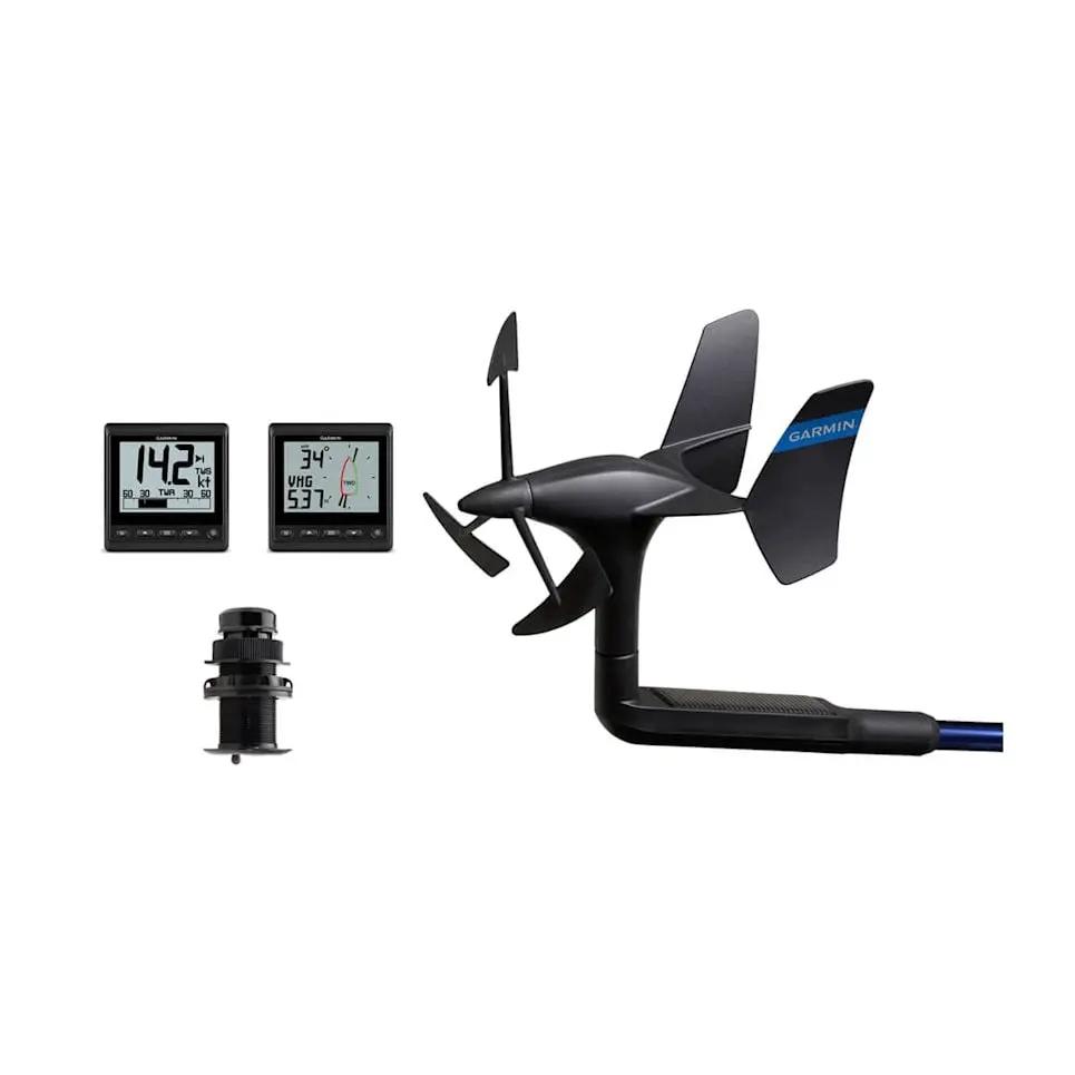 Garmin 4-piece GNX Wireless Sail Pack with GNX Wind, GNX 20 displays, gWind Wireless and DST810 transducer.
