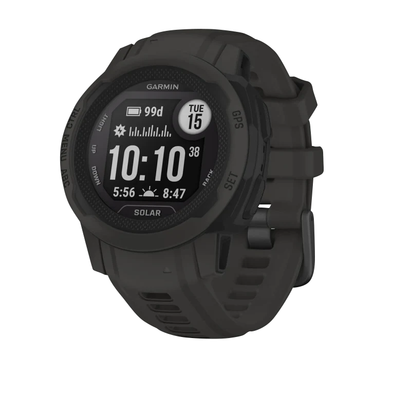 Garmin Instinct 2S Solar smartwatch, graphite, certified refurbished