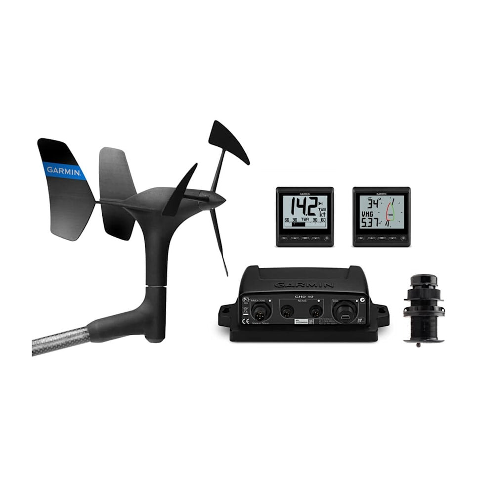 Garmin GNX Wired Sail Pack: GNX Wind, GNX 20, gWind wired sensor and DST810 transducer (5-piece kit)