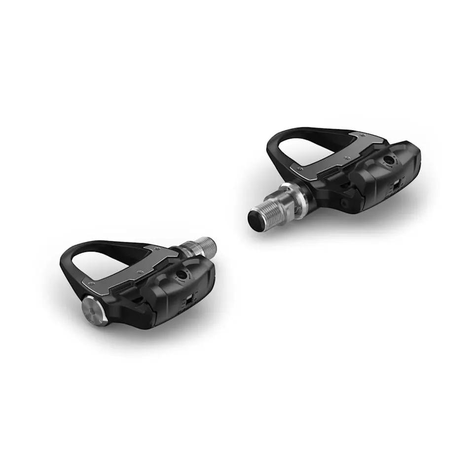 Garmin Rally RS200 dual-sensing power meter pedals, black with silver spindles (2)
