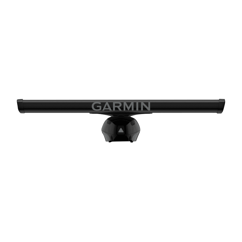 Garmin GMR Fantom 56 Open Array marine radar on black pedestal