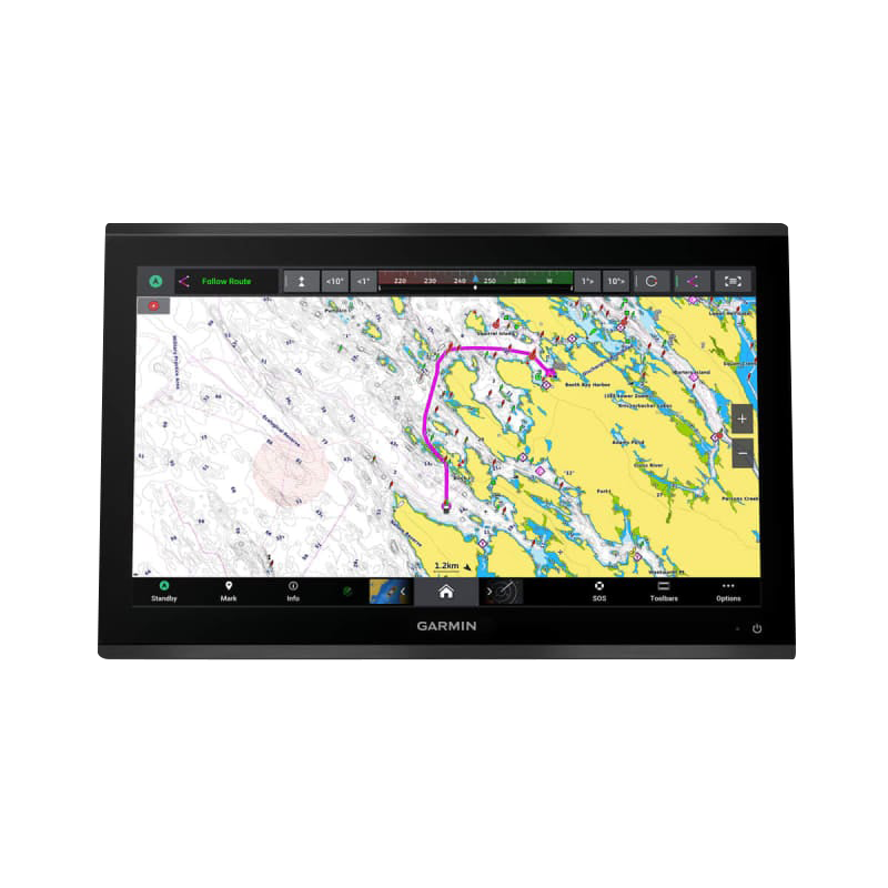 Garmin GPSMAP 9022 Premium chartplotter with black bezel and worldwide basemap