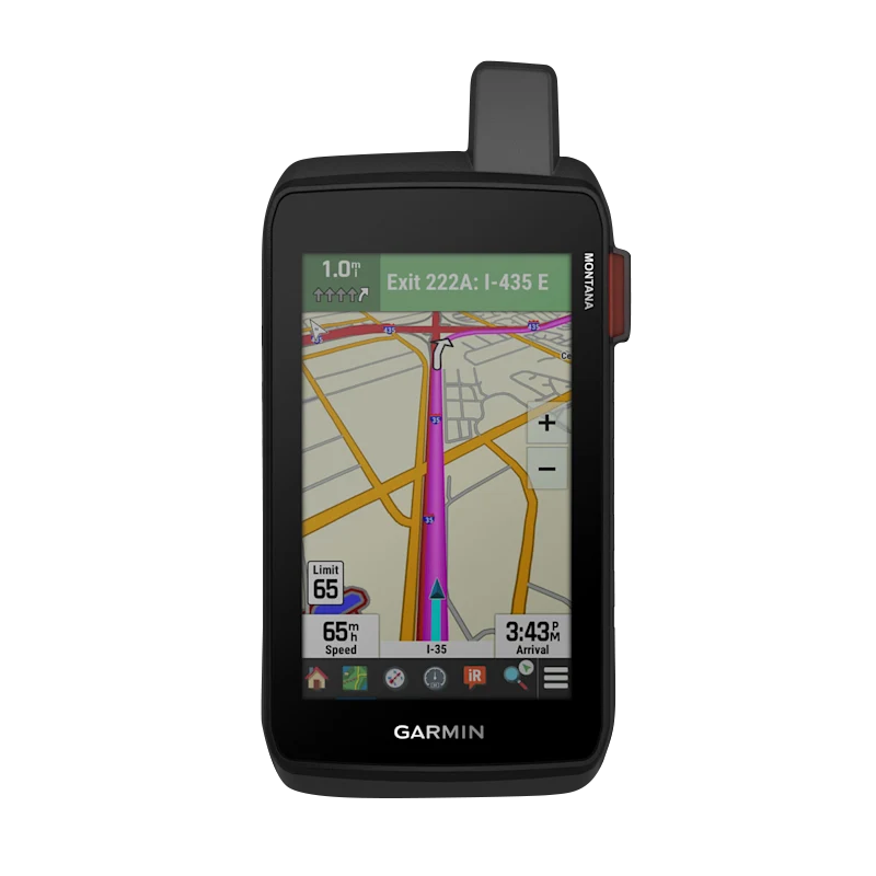 Garmin Montana 710i rugged black outdoor GPS touchscreen navigator with inReach