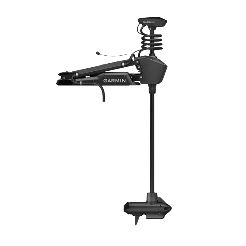 Garmin Force trolling motor, 57-inch shaft, black with Garmin branding