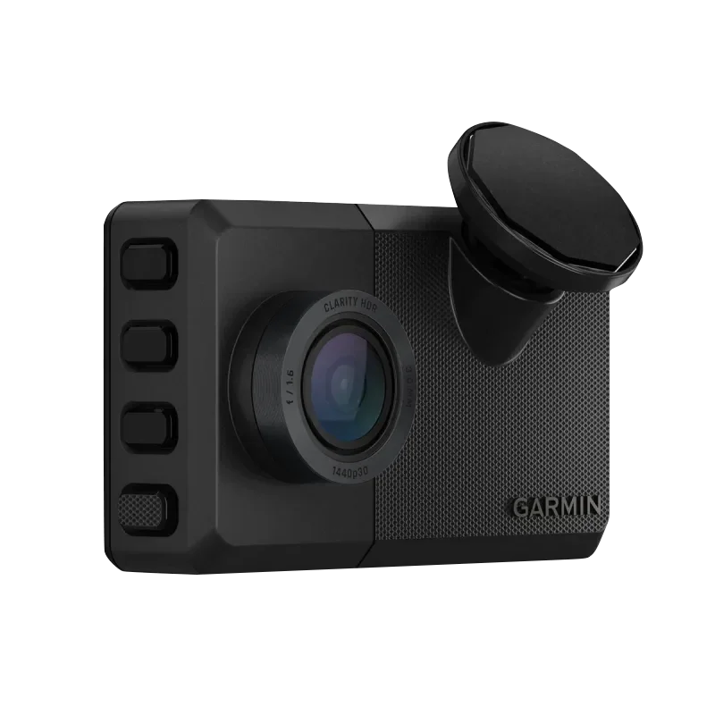 Garmin Dash Cam Live, 1440p LTE dash camera, black, certified refurbished