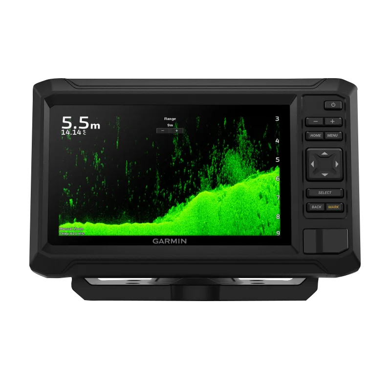 Garmin ECHOMAP UHD2 7-inch CV chartplotter, black marine GPS display