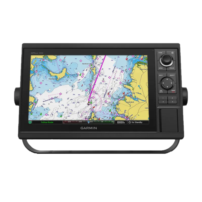 Garmin GPSMAP 1222 marine chartplotter with Worldwide Basemap, black bezel
