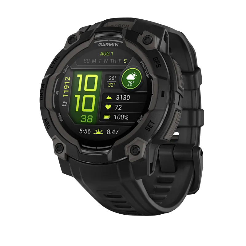 Garmin Instinct 腕時計 Garmin Instinct 3 AMOLED, (45mm) Black with Black Band (010-02936
