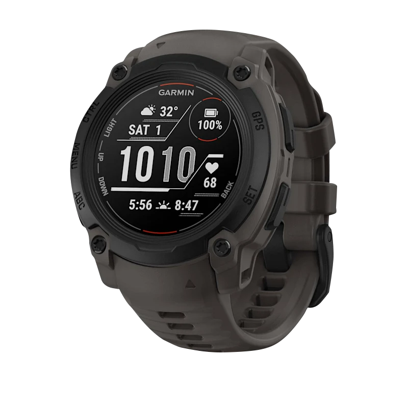 Garmin Instinct E smartwatch, 40mm, black case with charcoal band