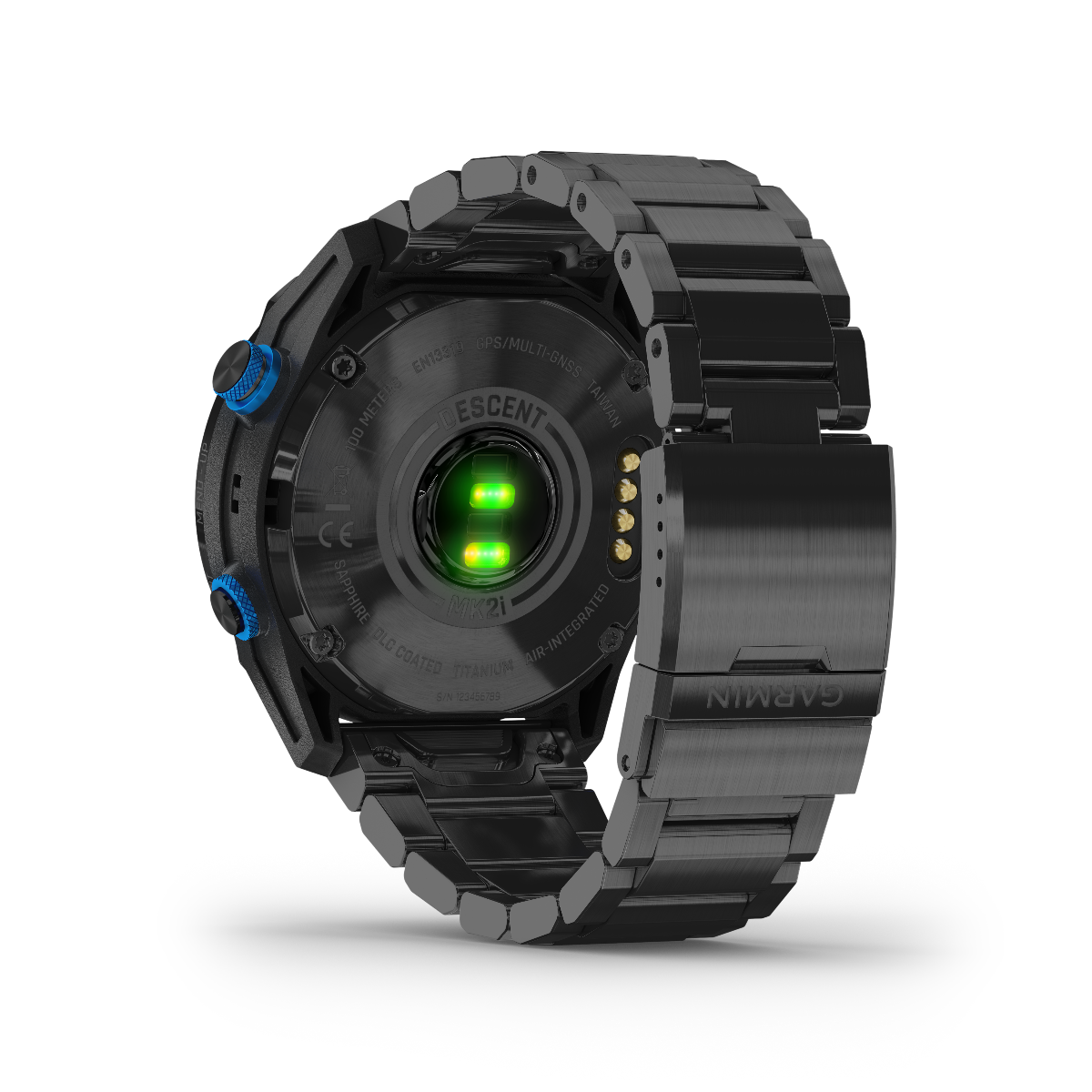 Garmin Descent Mk2i titanium carbon gray DLC with black band marine diving smartwatch