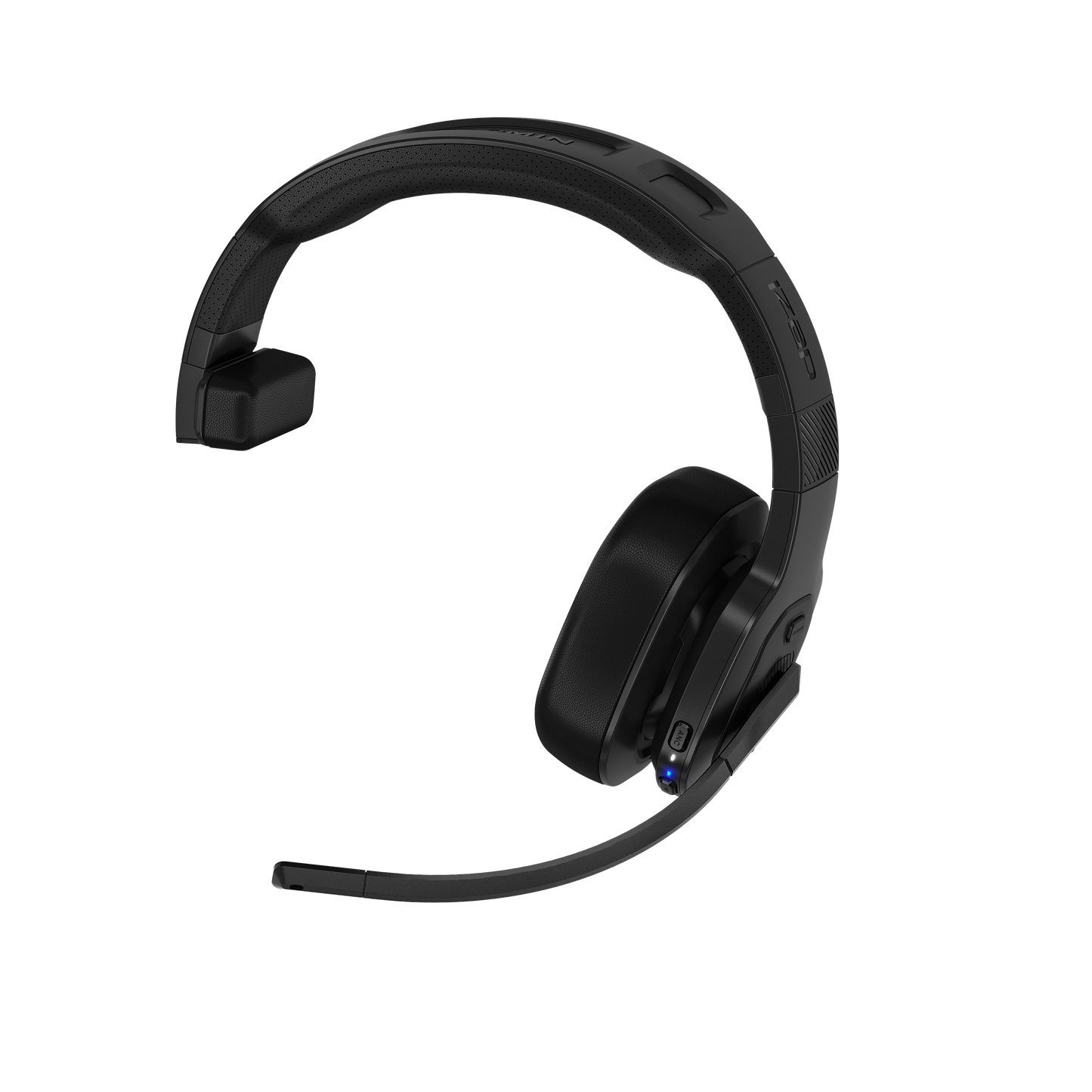 Garmin Dezl Headset 100 premium trucking headset, black over-ear design with boom mic