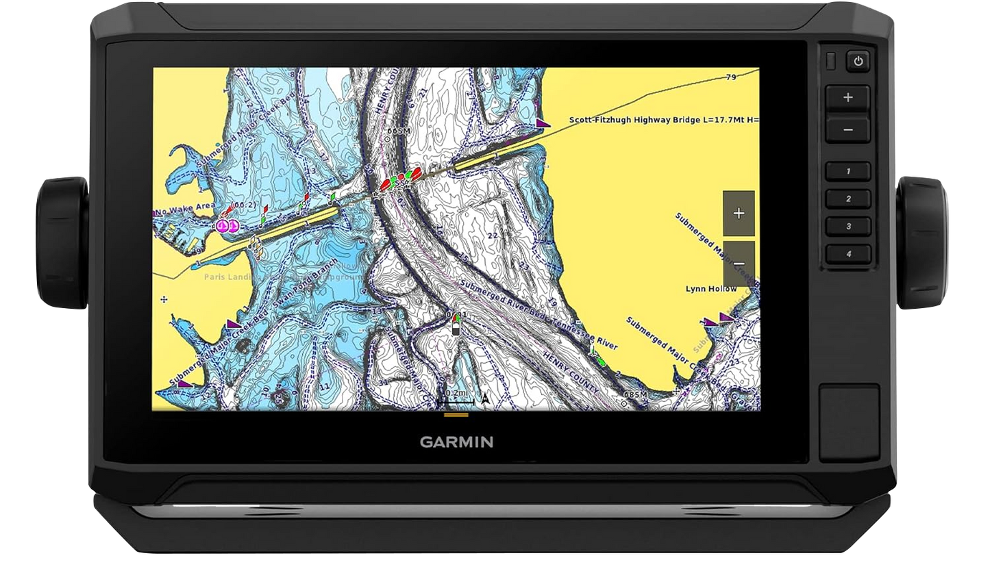 Garmin ECHOMAP UHD2 92sv marine chartplotter, 9-inch touchscreen with Worldwide Basemap, without transducer