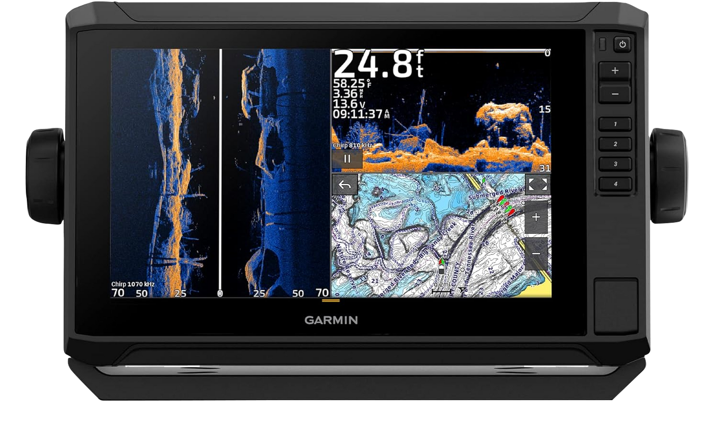 Garmin ECHOMAP UHD2 92sv marine chartplotter with 9-inch touchscreen and worldwide basemap