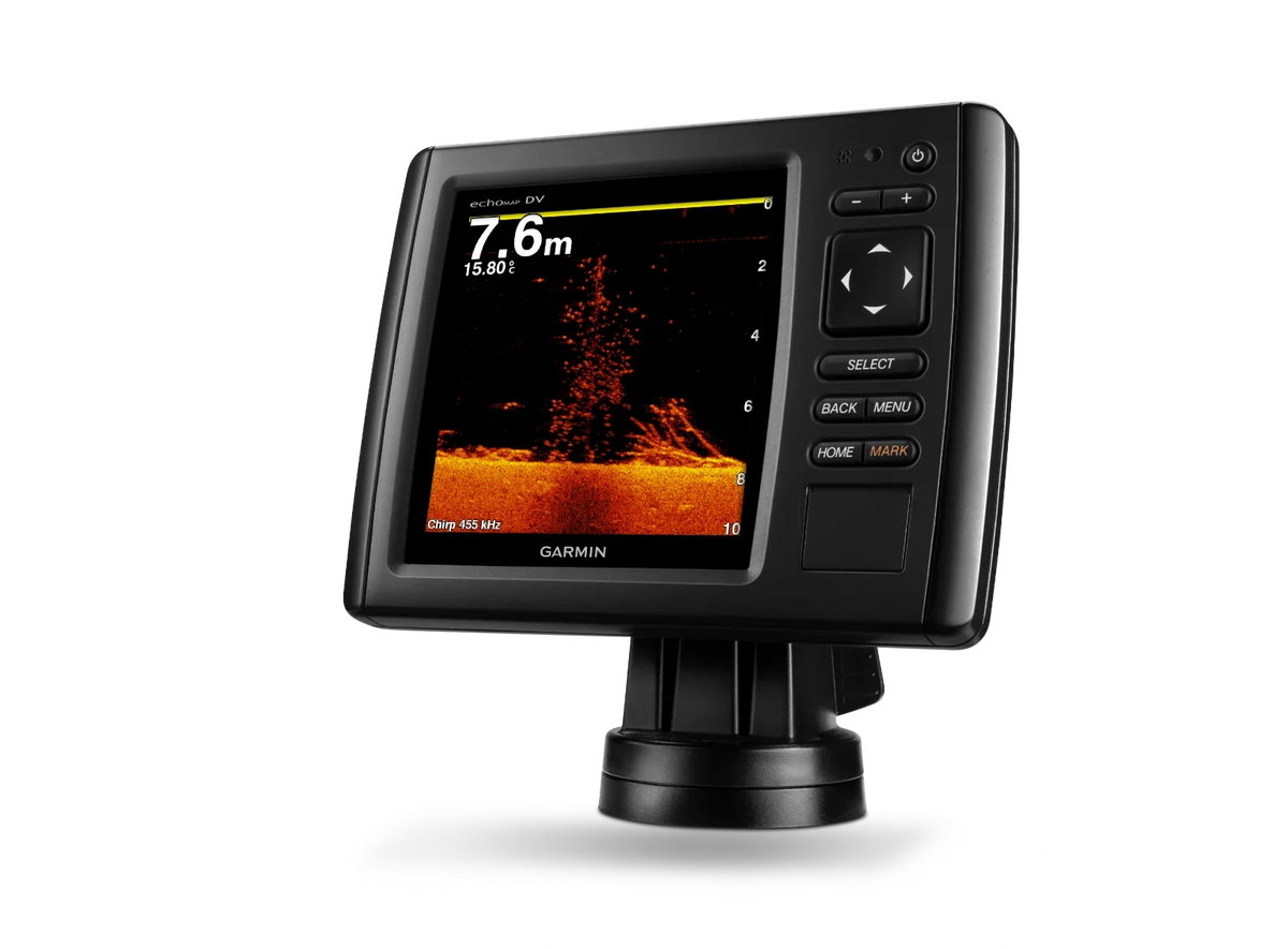 Garmin ECHOMAP CHIRP 52cv marine chartplotter with transducer