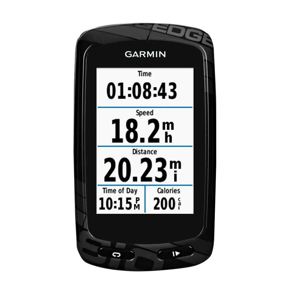 Garmin Edge 810 cycling computer in black, refurbished Performance and Navigation bundle