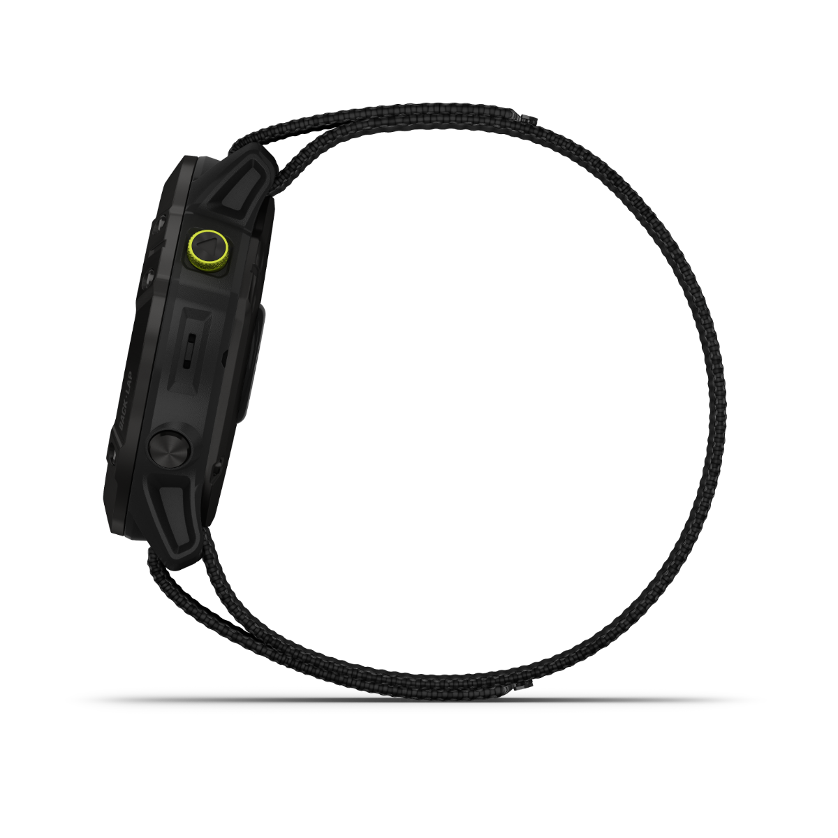Garmin Enduro carbon gray DLC titanium ultraperformance GPS smartwatch with black UltraFit nylon strap