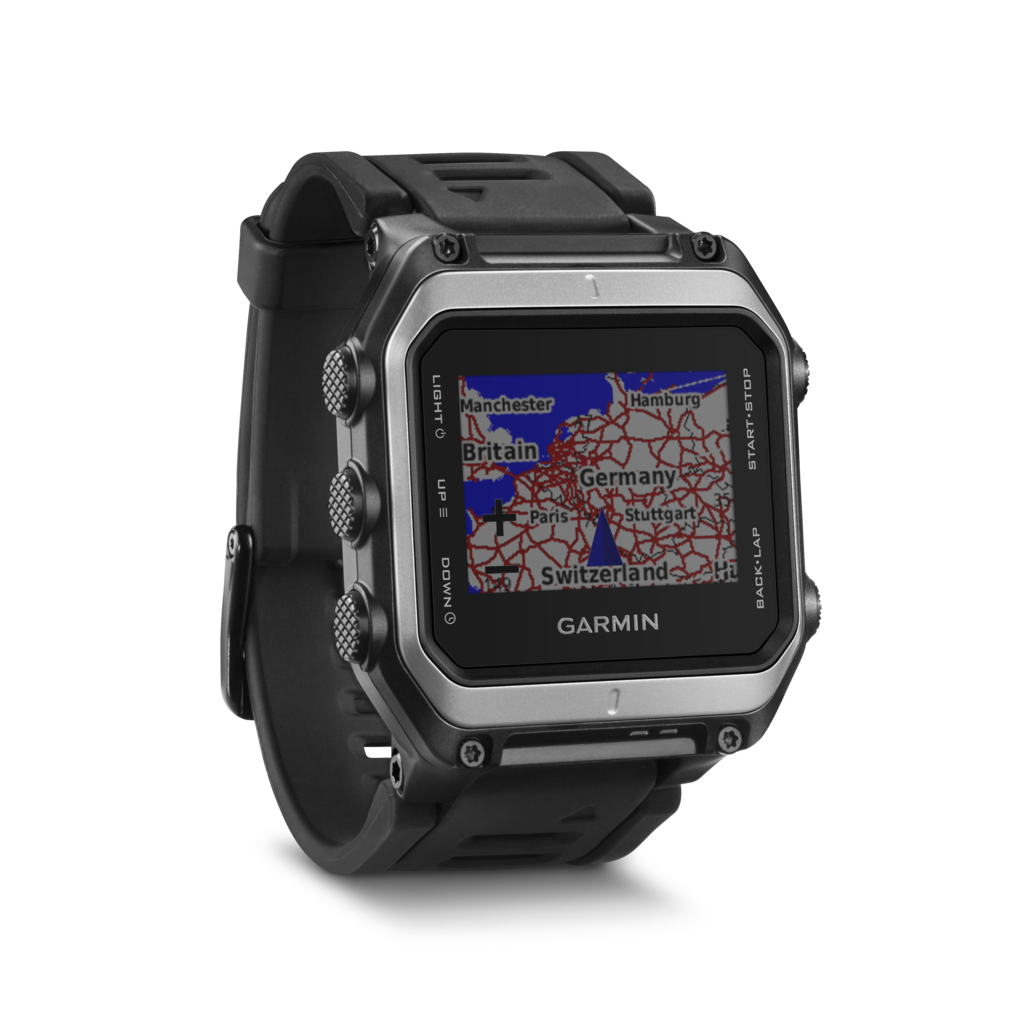 Garmin Epix GPS smartwatch, refurbished, black band