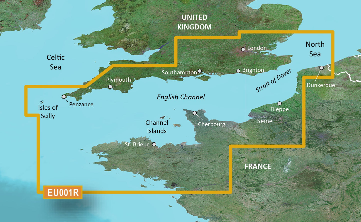 Garmin Bluechart G2 Vision English Channel map card 010-C0760-00