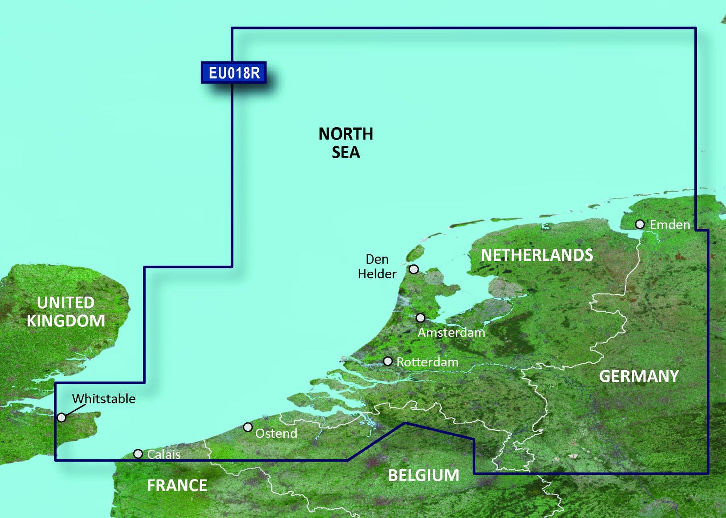 Garmin Benelux BlueChart g3 Vision map card, VEU018R, microSD/SD