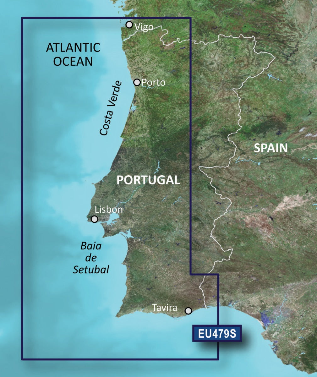Garmin Portugal Coastal BlueChart g3 Vision map card VEU479S microSD/SD