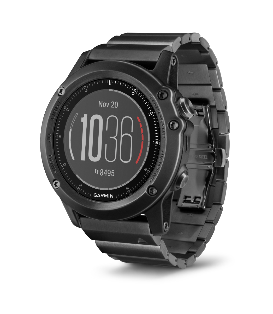 Garmin Fenix 3 HR w/ Sapphire Lens (010-01338-70) by Garmin