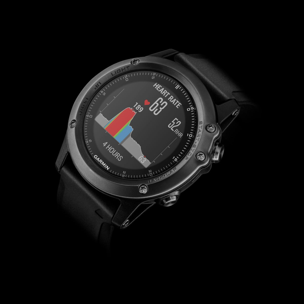 Garmin Fenix 3 HR w/ Sapphire Lens (010-01338-70) by Garmin