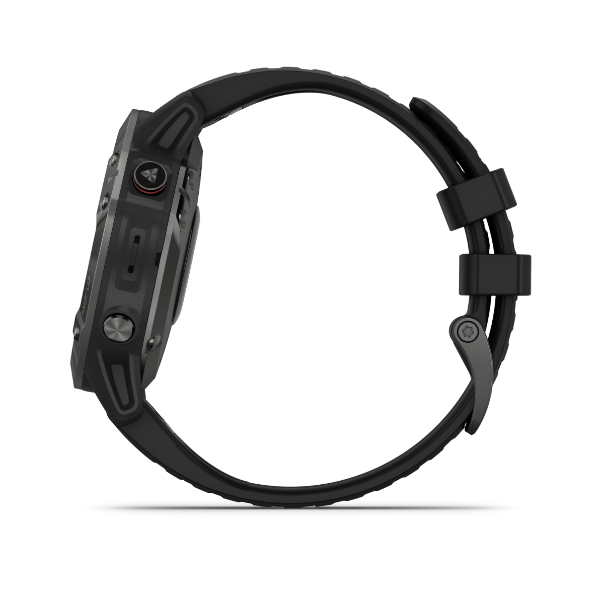 Garmin Fenix 6 Pro GPS smartwatch with black bezel and band, certified refurbished